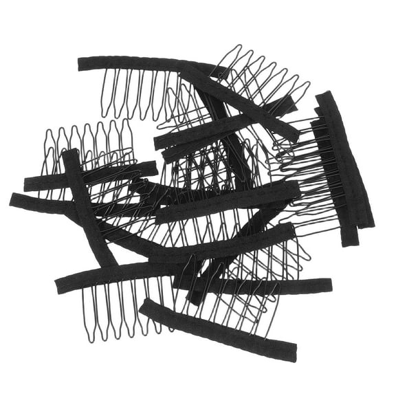 KONTONTY 20Pcs Hair Extension Snap Clips with Flat Design for Even Pressure Distribution on Wigs and