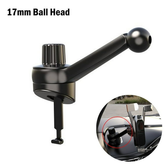 New Phone Holder Gravity Support Stand Mount Car Air Vent Clip Upgrade 17mm Ball Head For Magnetic Vehicle Charger Bracket