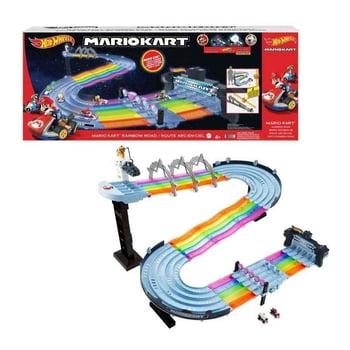 Pista de Juguete Hot Wheels Mario Kart Senda Arcoíris