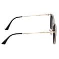 thumbnail image 3 of Gafas de sol Bertha BRSBR040RG con forma de ojo de gato, montura metálica, polarizadas, 3 of 3