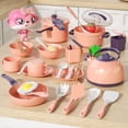 thumbnail image 2 of Kitchen Playset, oddler Pretend Cooking Play Pots, Play Food Sets for Kids Kitchen Toy Set, Toys Pots and Pans Cooking Set, Toys for 2 3 4 + Year Old Girls, 2 of 8