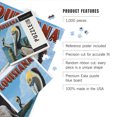 thumbnail image 3 of Lantern Press 1000 Piece Jigsaw Puzzle, Louisiana, Brown Pelicans, 3 of 5