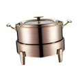 thumbnail image 3 of DOLITY Catering Buffet Servers and Heaters Chafing Dish for Picnic Home Use Parties Gold, 3 of 9