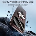 thumbnail image 5 of Magnetic Compatible with iPhone 14 Pro Max Case with Full Lens Coverage Protection, Built-in kiackstand Compatible with Magsafe Shockproof Protective Back Cover for iPhone 14 Pro Max, Red, 5 of 6