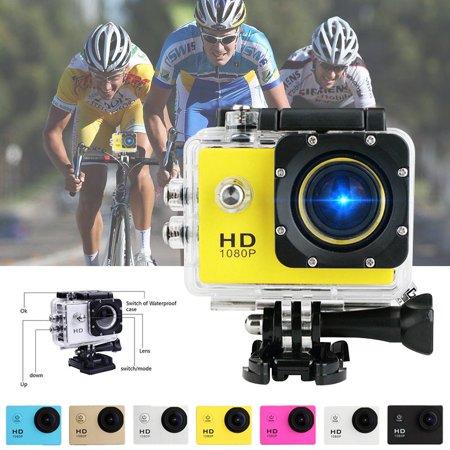 Homitt Full HD Waterproof Sports DV Camera Action Camcorder 1080P Car Cam Pink