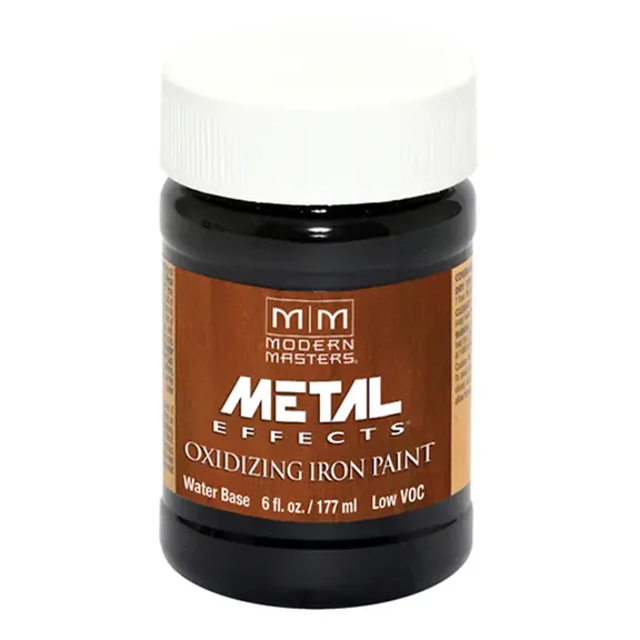 6 oz Modern Masters ME208 Iron Metal Effects Reactive Metallic Paint
