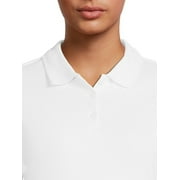 Wonder Nation Juniors School Uniform Polo Shirt with Short Sleeves