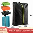 thumbnail image 2 of 1Pack Winter Shoe Storage Bags - Fluorescent Green Hanging Organizers for Travel & Home, Dustproof Moisture-Proof Polyester, Modern Minimalist Design for Sneakers & Various Footwear Protection, 2 of 7