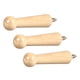 thumbnail image 1 of Perchas de madera resistentes y duraderas para colgar en la pared, ganchos para abrigos para almacenamiento en el hogar, perchas de madera de abedul sin terminar con acabado de barniz transparente, 1 of 3