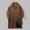 E-86Coffee, variant on FAOWME Men's Overcoat With Pocket Long Sleeve Lapel Solid Color Butttons Loose Fashion Warm Anorak Jacket For Autumn Winter Outerwear Black L