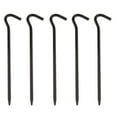 thumbnail image 1 of 5 Pack Tent Stakes, Aluminium Tent Nails, Lightweight, Rust for Outdoor Black 2, 1 of 10