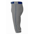 thumbnail image 3 of A4 Baseball Knicker Pant For Men in Gray/Navy | N6003, 3 of 5