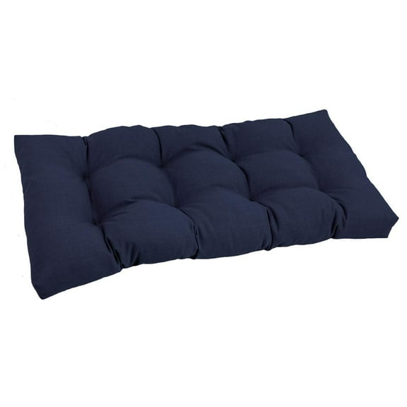 Blazing Needles 42-inch by 19-inch Squared Solid Spun Polyester Tufted Loveseat Cushion 94006-LS-REO-SOL-05