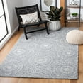 thumbnail image 2 of SAFAVIEH Metro Lynette Geometric Area Rug, Ivory/Dark Grey, 6' x 6' Square, 2 of 8