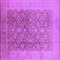 thumbnail image 1 of Ahgly Company Indoor Square Oriental Purple Traditional Area Rugs, 8' Square, 1 of 4