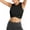 Black, variant on Outfmvch Crop Tops for Women Sanutch Crop Workout Cropped Shirts Dance Slim Fit Womens Tops Crop Tops Black