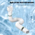 thumbnail image 5 of Paquete de 2 extensores de desagüe con tubo/conectores/tornillos para la mayoría de los bajantes, 5 of 5