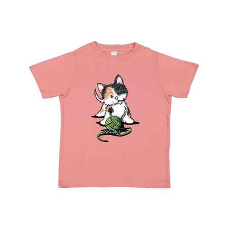 

Inktastic Calico Kitten For Darks Gift Toddler Boy or Toddler Girl T-Shirt