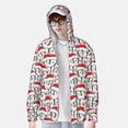 thumbnail image 2 of Balery Cute Christmas Hat Penguin Sudadera ligera de manga larga con capucha y protección solar UPF 50+ para hombre y mujer, ideal para pesca y running-Medium, 2 of 7
