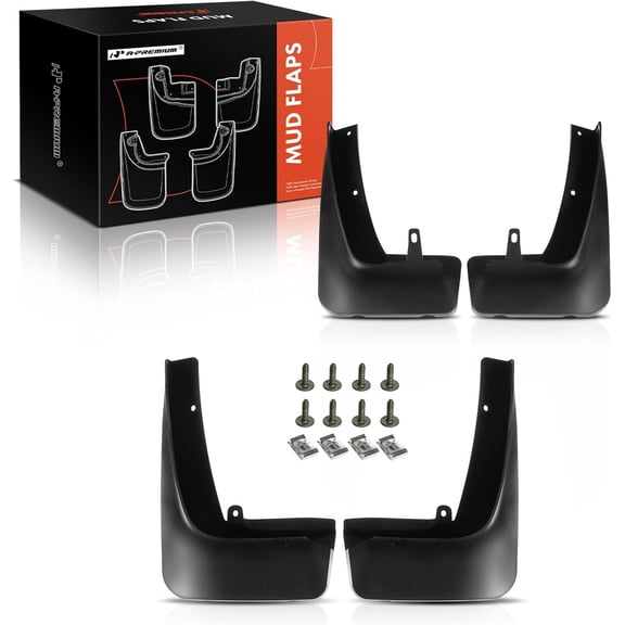 A-Premium Splash Guards Mud Flaps Mudflaps Mudguards Compatible with BMW F15 X5 2014-2018 Front & Rear 4-Pcs Kit
