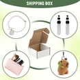 thumbnail image 5 of White 5"x5"x2" 25 Pack Corrugated Cardboard Shipping Boxes, 5 of 6