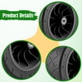 thumbnail image 6 of Folding Wagon Wheel Replacement Integrated Bearing System 19cm for Garden Utility Carts Hand Trucks, 6 of 9