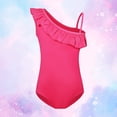 thumbnail image 3 of Coerni Girls One Piece Swimsuits Cute Toddler Ruffle Swimwear Beach Sport Bathing Suit for Summer Vacation Full Coverage Bodysuit, 3 of 3