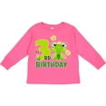 thumbnail image 3 of Inktastic 3rd Birthday Princess Frog Girls Long Sleeve Toddler T-Shirt, 3 of 5