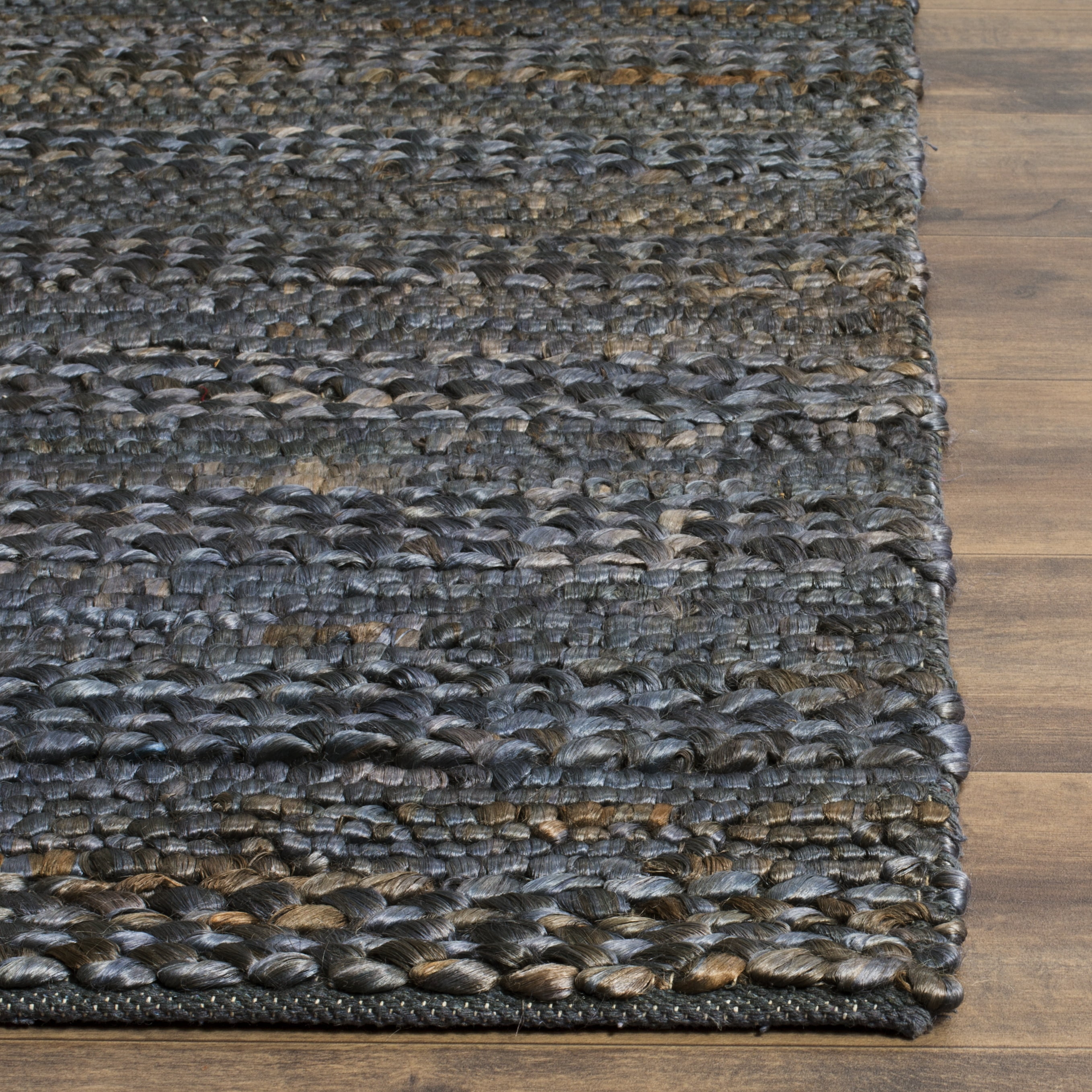 SAFAVIEH Natural Fiber Henrika Geometric Area Rug, Grey, 10' x 14'