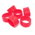 thumbnail image 4 of Naiovety 2 piezas agarre de raqueta anillo de goma bádminton bate Overgrip Fix Kit agarre cinta Protector suministros Universal deportes al aire libre Tenis Rojo Naiovety OD002620-02, 4 of 6