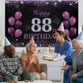 thumbnail image 6 of Happy 88th Birthday Banner,  Happy Birthday Party Decorations, Birthday Supplies Backdrop Décor, 5.9 X 3.6 Ft, 6 of 6