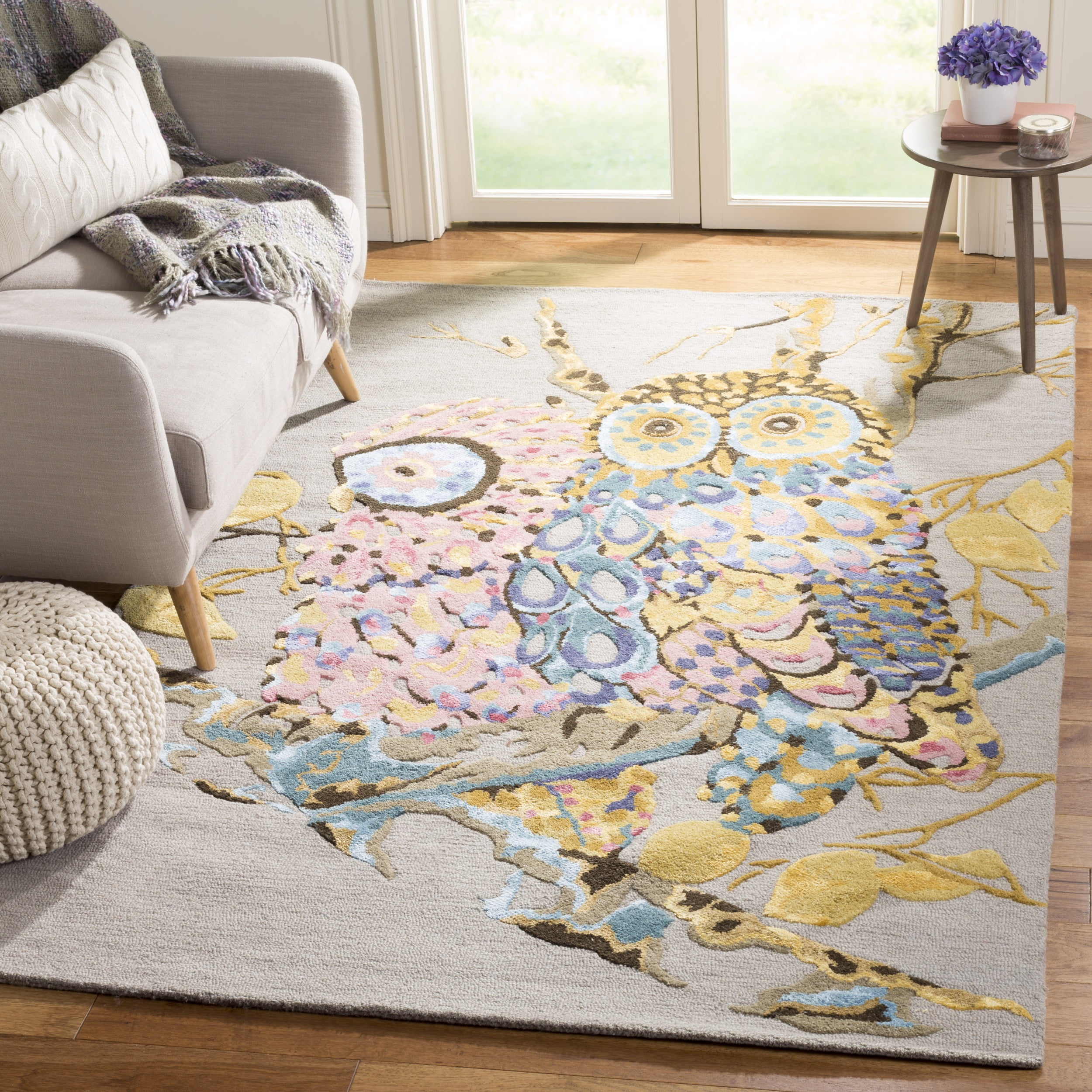 Safavieh Bella Abstract Owls Abstract Area Rug