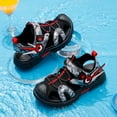 thumbnail image 4 of Boys Sandals Closed Toe Toddler Sport Sandals Little Kid Summer Shoes for Big Kid Walking Hiking Outdoor Red, 4 of 8