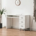 thumbnail image 6 of BarberPub Makeup Vanity Desk with Storage Drawer, Nail Desk with Cabinet, 6 of 10