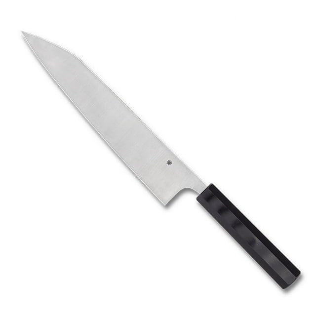 Spyderco Knives Wakiita Gyuto Kitchen Knife Cutlery Black G-10 Stainless K19GP Cuchillo
