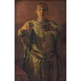 thumbnail image 2 of Kristian Zahrtmann 11x14 Gold Ornate Wood Frame and Double Matted Museum Art Print Titled - Lady Macbeth. Study (1898 - 1899), 2 of 4
