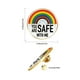 thumbnail image 4 of Pins «You Are Safes with Me» Broche arcoíris Pin esmaltado para solapa Pins esmaltados para enfermeras, médicos y estudiantes Pin broche para gorras, mochilas, insignias, joyería, regalo, 4 of 8