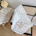 thumbnail image 1 of Nappe en Dentelle Nappe Rectangulaire en Dentelle Housse de Table en Dentelle Housse de Table en Dentelle Toile de Fond Décorative en Dentelle Nappe en Dentelle Motif Ajouré Douce Confortable Simple Dentelle Décorative, 1 of 8