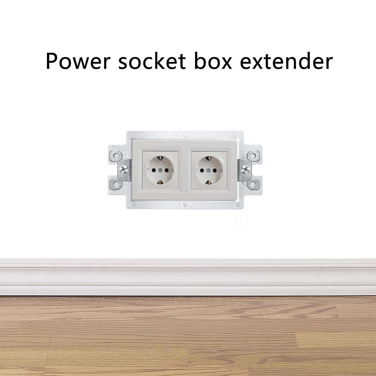 30 set Electrical Outlet Box Extenders Completes with Screws Home Electrical Accessories for 1 Gang Power Switches