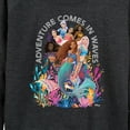 thumbnail image 3 of Disney - Adventure Comes In Waves - Women's Lightweight French Terry Long Sleeve Shirt, 3 of 5