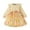 F110-Beige, variant on Girls Christmas Dress Toddler Long Sleeve Girls Ruffle Solid Dresses Party Dance Clothes Kids Dress 18-24 Months