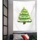 thumbnail image 2 of Yhmxh Decoración navideña, tela colgante para fiestas, fondo de árbol de Navidad, regalo, 2 of 2