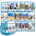 thumbnail image 2 of Richardy 30 unids/set Places&Building Regalos para niños Inglés Tarjetas Flash Tarjeta de Richardy Richardy, 2 of 2