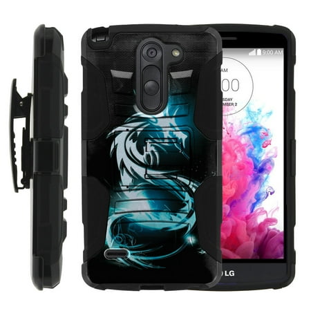 LG G3 Stylus Case | LG D690 Case | G3 Stylus Holster Case [ Clip Armor ] Rugged Case with Kickstand + Holster - White (Best Phone Case For Lg G3)