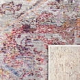 thumbnail image 4 of SAFAVIEH Valencia Autumn Distressed Oriental Polyester Runner Rug, Ivory/Red, 2'3" x 8', 4 of 7