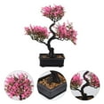 thumbnail image 3 of WORGEOUS Plantas artificiales en macetas de escritorio Faux plantas en macetas Ornamento para bonsai para casa, 3 of 7