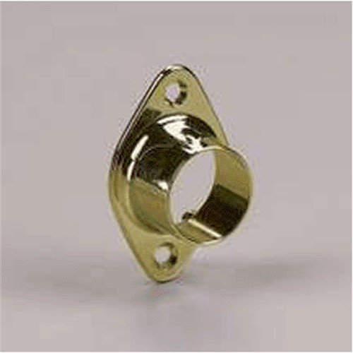 734chr Steel Flange For Closet Pole Round Chrome