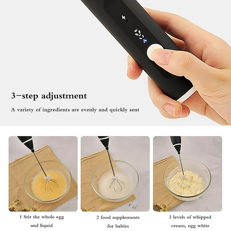 1pc Household Coffee Mixer, Milk Powder Stirring Stick, Electric Egg  Beater, Small Handheld Automatic Egg Beater, Cream Whipper, Mixing And  Dough Baking Tool
