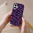 thumbnail image 4 of Compatible with Iphone 16 Case - Cute Soft Purple Butterfly Silicone Case Compatible with Iphone 16 Phone Case for Women Men, 4 of 6