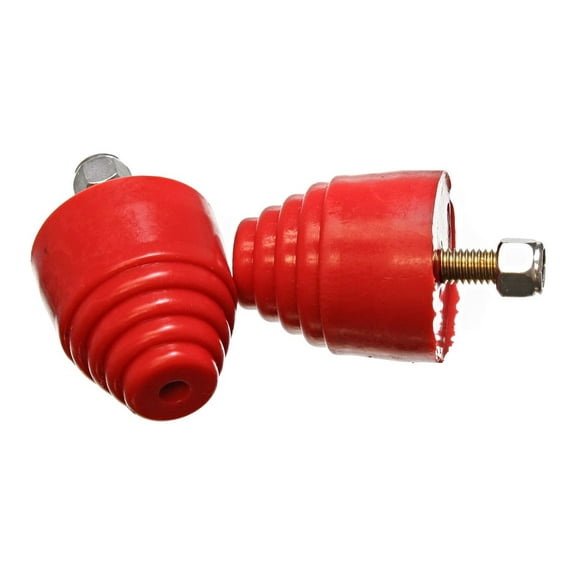Energy Suspension All Purpose Red Bump Stop Set 2 1/8 inch Tall / 2 inch dia. (2 per set)